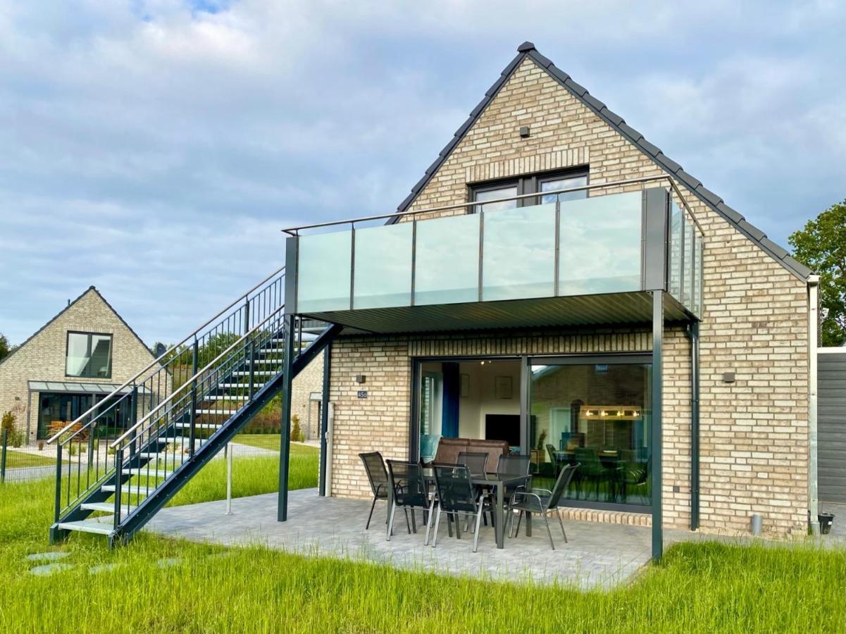 Barssel  Ferienhaus Panoramadeck Am Harkebruegger See Mit Sauna Und Kamin 빌라 외부 사진