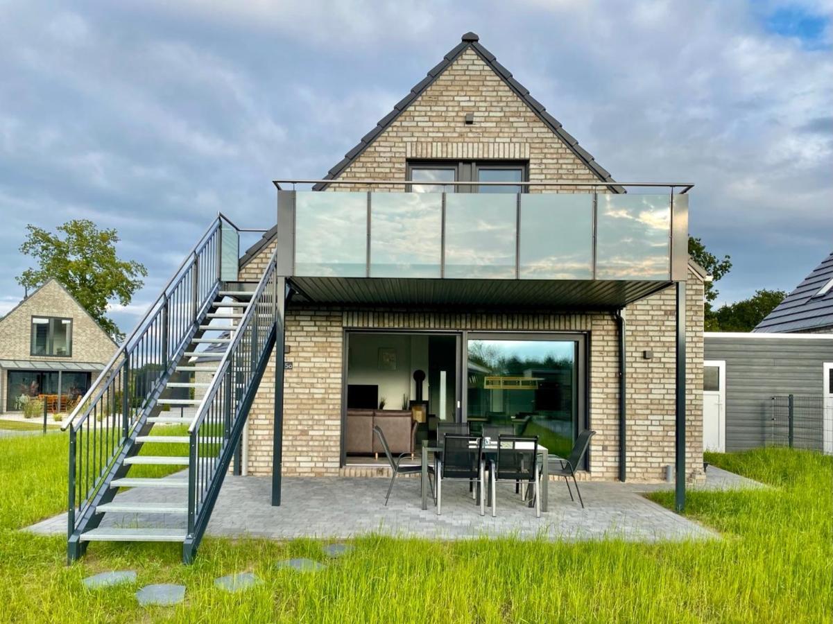 Barssel  Ferienhaus Panoramadeck Am Harkebruegger See Mit Sauna Und Kamin 빌라 외부 사진