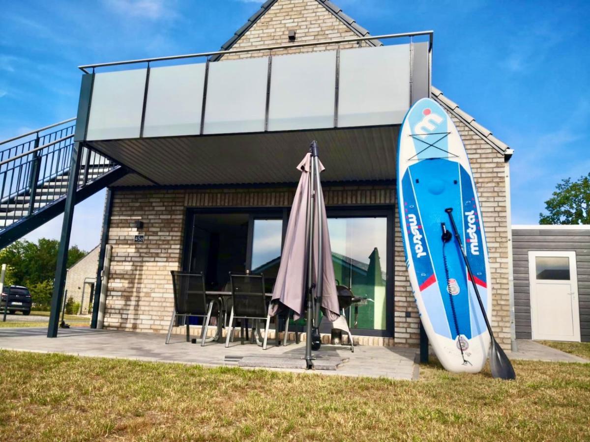 Barssel  Ferienhaus Panoramadeck Am Harkebruegger See Mit Sauna Und Kamin 빌라 외부 사진